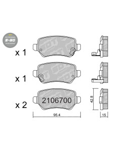 PASTILLAS DE FRENO TRASERAS HIGH PERFORMANCE S50 KIA PRO CEED GT VENGA OPEL ASTRA G ASTRA H MERIVA ZAFIRA