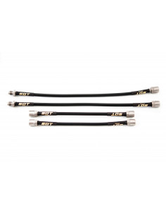 SET 4 METALLIC BRAKE LINES CITROEN SAXO VTS