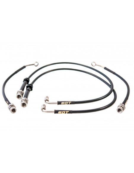SET 4 METALLIC BRAKE LINES 5F P.Perform. (Manual TRASERO Ø12)