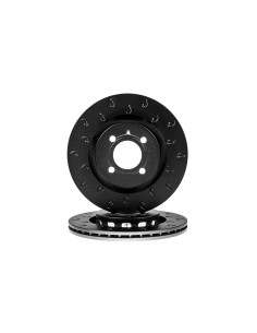 FRONT BRAKE DISC CUT-MOON Ø280 VW GOLF MK2 GTI G60 / SEAT IBIZA CUPRA 2.0 16V (ABF) (PINZA GIR54) 2