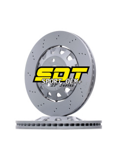 DISCOS DELANTEROS SPORT OEM+ Ø370 (2 PIEZAS perforados) AUDI TT 8J - CUPRA ATECA/FORMENTOR - SEAT LEON 5Z CUPRA PACK PERFORMANCE