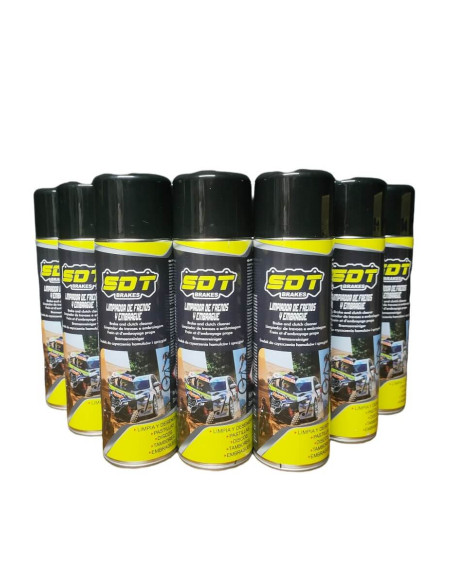 PACK DE 12 BOTES DE LIMPIAFRENOS Y EMBRAGUE (12x500ml)