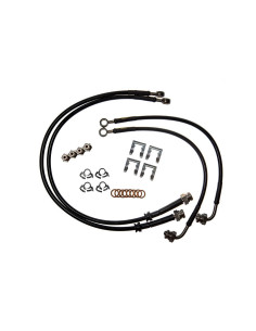 SET 4 METALLIC BRAKE LINES MITSUBISHI EVOLUTION V-IX