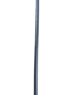 SDT BRAKES DASH 3 TRANSPARENT METALLIC BRAKE HOSE PER METRE (PTFE - STAINLESS STEEL 304L - TRANSPARENT COVER)