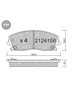 PASTILLAS DE FRENO DELANTERAS HIGH PERFORMANCE S50 CHRYSLER 300C
