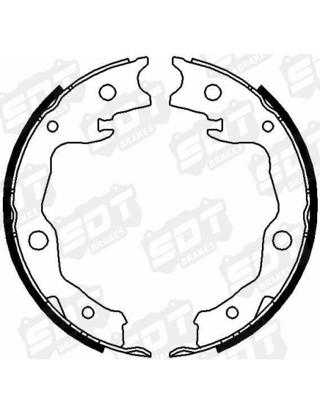 MORDAZAS DE FRENO DE MANO HIGH PERFORMANCE TOYOTA YARIS GR GXPA16 (4 UDS) OE 4654042020
