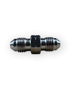 Stainless steel fitting brake adaptor male 3/8” X 24 UNF to male 3/8” X 24 UNF (Convex - convex)