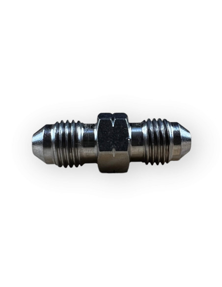 Stainless steel fitting brake adaptor male 3/8” X 24 UNF to male 3/8” X 24 UNF (Convex - convex)