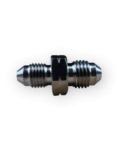Stainless steel fitting brake adaptor male 3/8” X 24 UNF to male 7/16” X 20 UNF (Convex - convex)