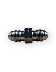 RACOR ADAPTADOR DE FRENO EN ACERO INOXIDABLE MACHO 3/8” X 24 UNF CONVEXO A MACHO 10X100 CONVEXO