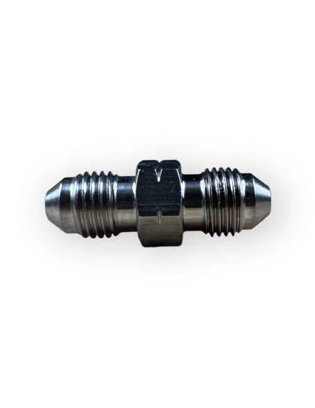 RACOR ADAPTADOR DE FRENO EN ACERO INOXIDABLE MACHO 3/8” X 24 UNF CONVEXO A MACHO 10X100 CONVEXO