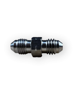 Stainless steel fitting brake adaptor male 3/8” X 24 UNF to male 10X150 (Convex - convex)