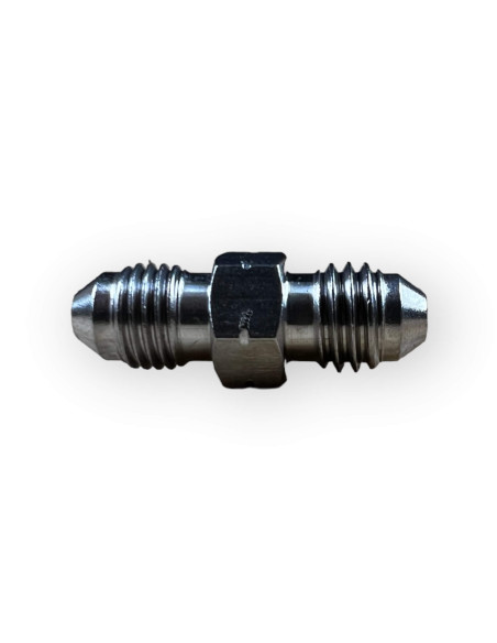 Stainless steel fitting brake adaptor male 3/8” X 24 UNF to male 10X150 (Convex - convex)