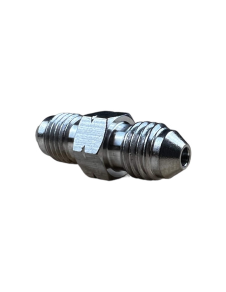 RACOR ADAPTADOR DE FRENO EN ACERO INOXIDABLE MACHO 3/8” X 24 UNF CONVEXO A MACHO 10x125 CONVEXO