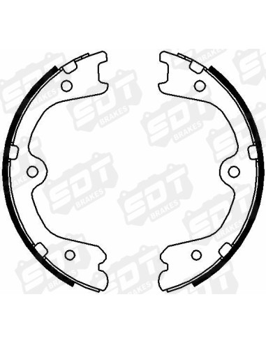 HIGH PERFORMANCE HANDBRAKE BRAKE SHOES NISSAN GT-R R35 SKYLINE GTR NISMO (4 PCS)