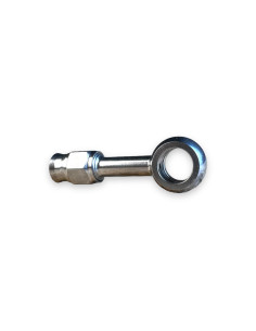 LONG BANJO FITTING Ø10 STAINLESS STEEL REUSABLE FOR SCREW 10X100, 3/8, 10X125