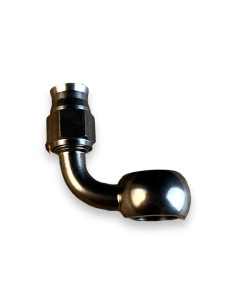 90º BANJO FITTING Ø10 STAINLESS STEEL REUSABLE FOR SCREW 10X100, 3/8, 10X125