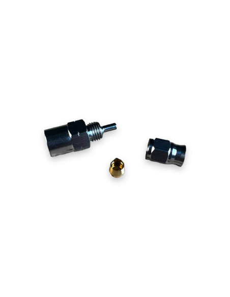RACOR HEMBRA FIJA INOXIDABLE 3/8" 24 UNF REUSABLE