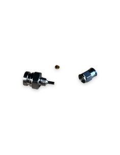 STAINLESS STEEL FIXED STRAIGHT FEMALE CAR FITTING 10x100F REUSABLE 2