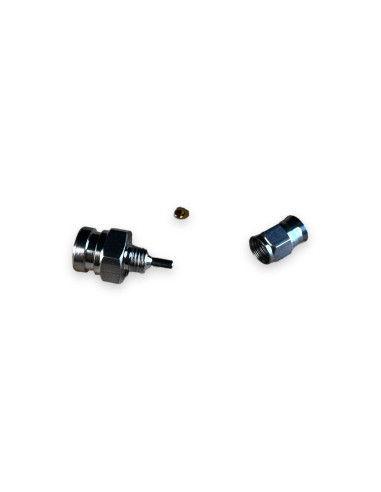STAINLESS STEEL FIXED STRAIGHT FEMALE CAR FITTING 10x100F REUSABLE