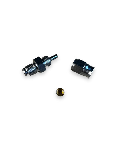 STAINLESS STEEL FIXED STRAIGHT MALE SHORT FITTING 10x100F REUSABLE