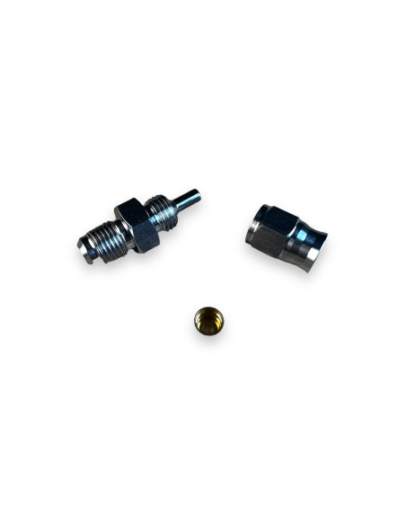 STAINLESS STEEL FIXED STRAIGHT MALE SHORT FITTING 10x100F REUSABLE
