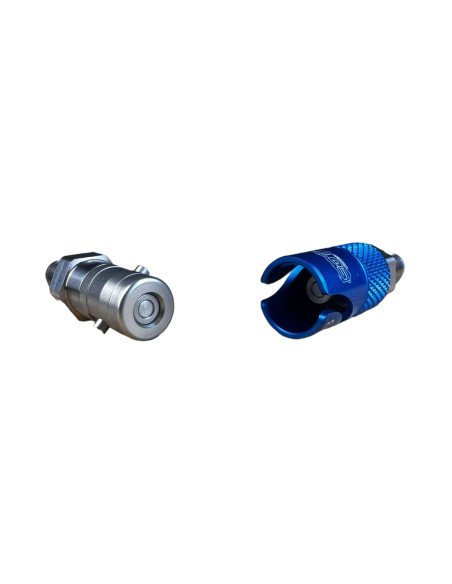 Conector rapido en titanio completo hembra-macho UNF (dash3) para líquido de frenos y embrague (EPDM)