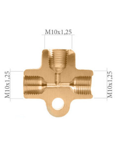 TEE FEMALE DISTRIBUTOR FITTING 10x125 2