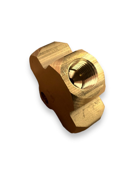 TEE FEMALE DISTRIBUTOR FITTING AN3 3/8" X 24 UNF