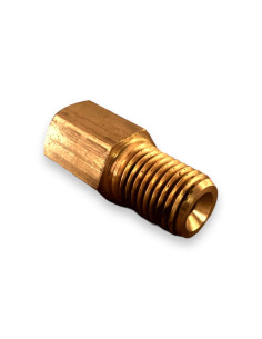 REDUCER UNION ADAPTER FITTING FEMALE CONCAVE M10X100 TO MALE CONCAVE 7/16" 20UNF