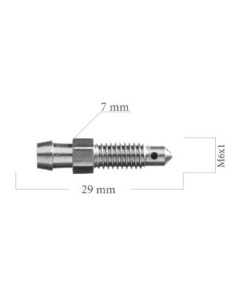 TORNILLO PURGADOR DE PINZA DE FRENO M6x100 SANGRADOR LARGO 29MM 2