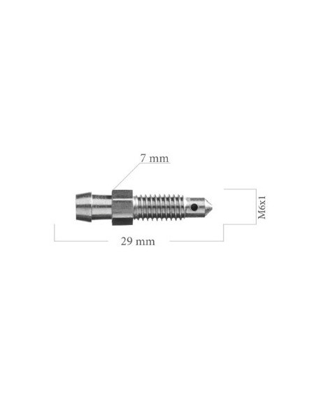 TORNILLO PURGADOR DE PINZA DE FRENO M6x100 SANGRADOR LARGO 29MM