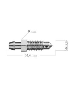 Brake caliper bleed nipple screw M8x125 32MM LARGE 2
