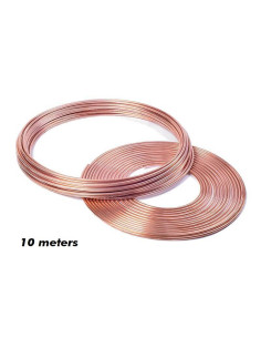 COPPER BRAKE PIPE DIAMETER 4.75MM 0,9MM (10 METER ROLL)