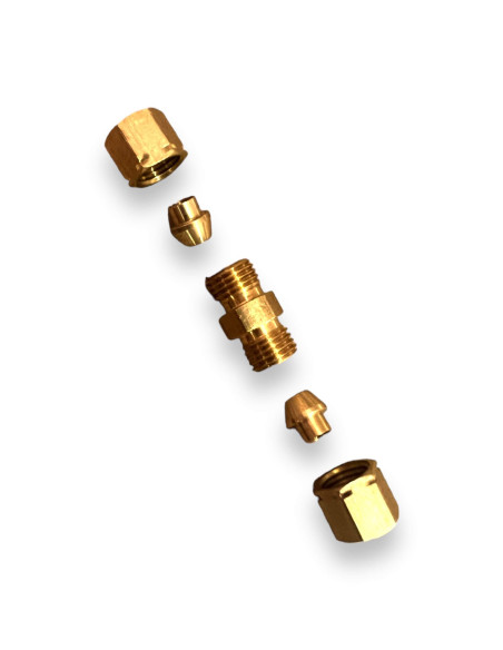 CONECTOR DE 2 TUBO DE FRENO SOLO PARA TUBOS COOPER DE 4,75MM