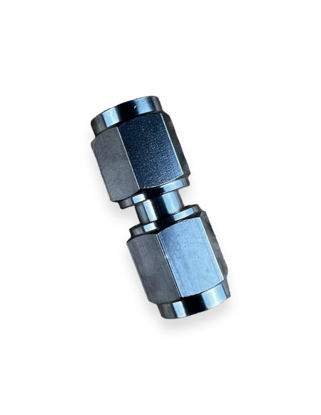 RACOR INOX. ADAPTADOR DE FRENO HEMBRA 3/8" 24UNF A HEMBRA 3/8" 24UNF AMBAS GIRATORIAS