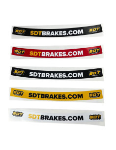 Promo pack universal SDT BRAKES visor sun screen stickers for competition herlmet