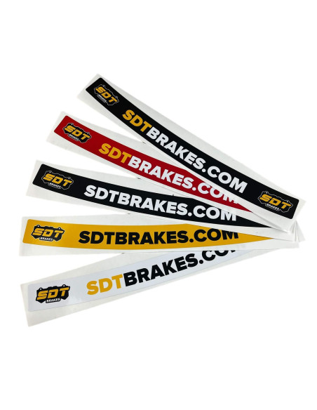Promo pack universal SDT BRAKES visor sun screen stickers for competition herlmet