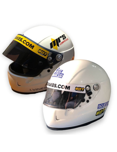 PROMO PACK VINILOS SDT BRAKES UNIVERSAL PARA VISERA CASCO COMPETICION