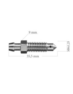 TORNILLO PURGADOR DE PINZA DE FRENO M8x125 SANGRADOR LARGO 35MM 2
