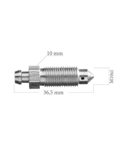 TORNILLO PURGADOR DE PINZA DE FRENO M10X100 SANGRADOR LARGO 36MM 2