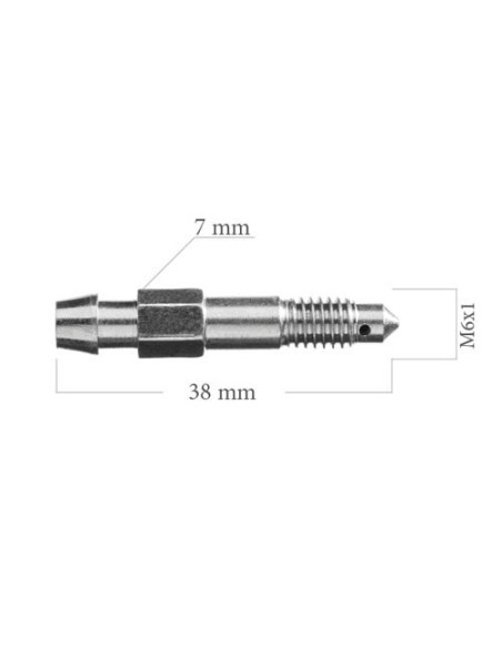 Brake caliper bleed nipple screw M6X100 38MM LARGE