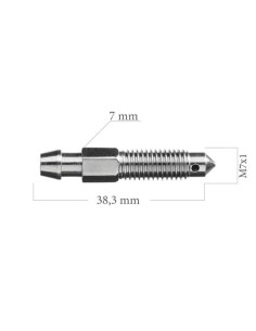TORNILLO PURGADOR DE PINZA DE FRENO M7X100 SANGRADOR LARGO 38MM 2