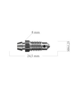 Brake caliper bleed nipple screw M8X125 24MM LARGE 2