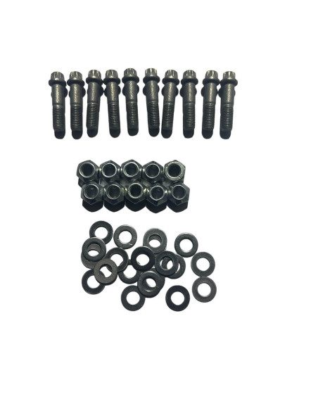 KIT TORNILLERIA TRATADA TORX (10 TORNILLOS 25mm 20 ARANDELAS 10 TUERCAS)