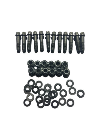 KIT TORNILLERIA TRATADA TORX (12 TORNILLOS 25mm 24 ARANDELAS 12 TUERCAS)