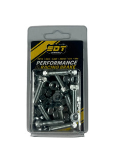 KIT TORNILLERIA ALLEN M6x25MM (12 TORNILLOS 25MM 24 ARANDELAS 12 TUERCAS)