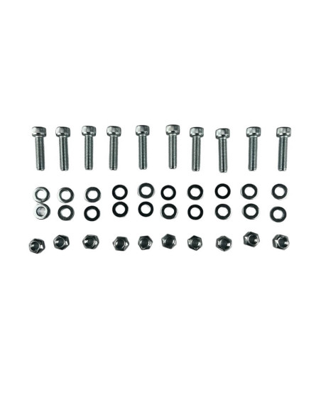 Set of 10 M6 allen screws for two-piece discs 25mm total length (excluding head) thread section 25mm