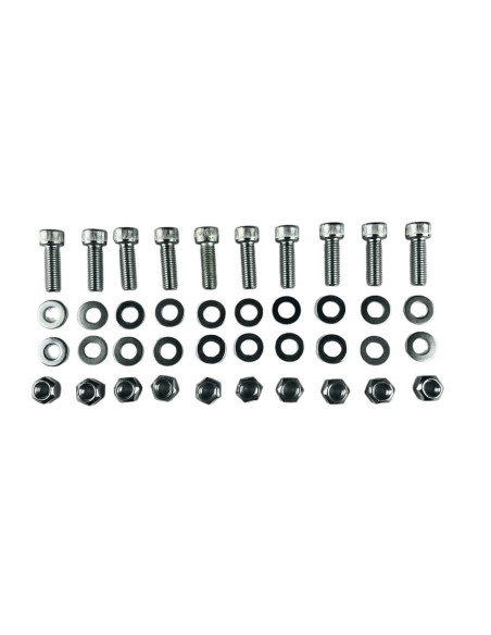 Set of 10 M8 allen screws for two-piece discs 25mm total length (excluding head) thread section 25mm