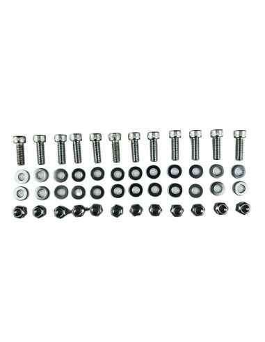 KIT TORNILLERIA ALLEN M8x25MM (12 TORNILLOS 25MM 24 ARANDELAS 12 TUERCAS)